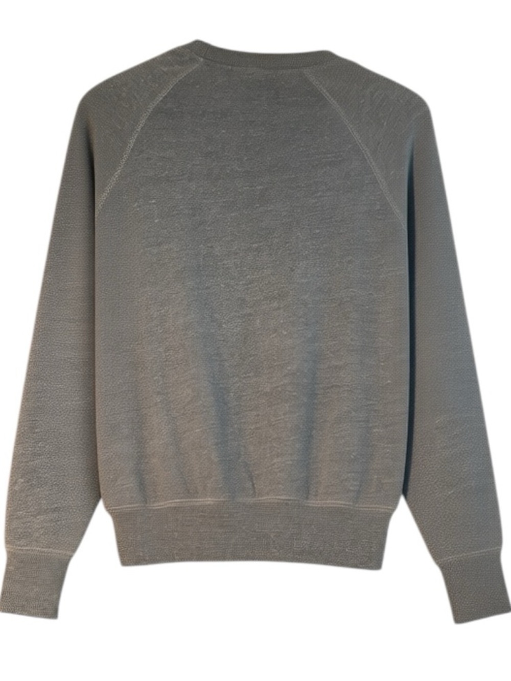 Spiritual Gangster Sweatshirt Meditate Gray Distressed XS Made USA - Picture 3 of 6